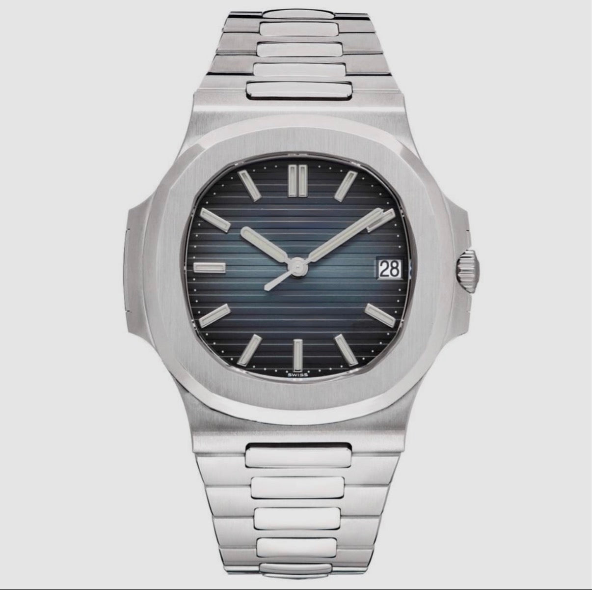 40mm Automatic Luxury Sport Watch – Stainless Steel, Luminous Dial