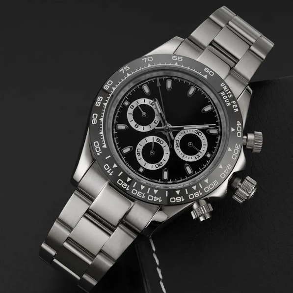 Stainless Steel Chronograph Watch 40mm – Automatic