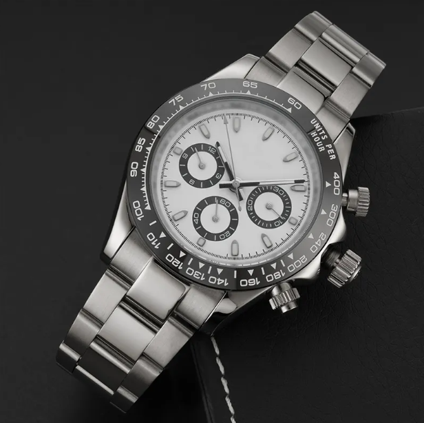 Stainless Steel Chronograph Watch 40mm – Automatic