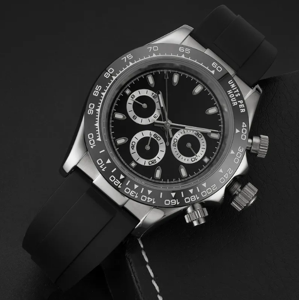 Stainless Steel Chronograph Watch 40mm – Automatic