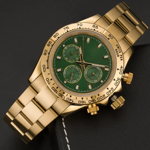 Stainless Steel Chronograph Watch 40mm – Automatic