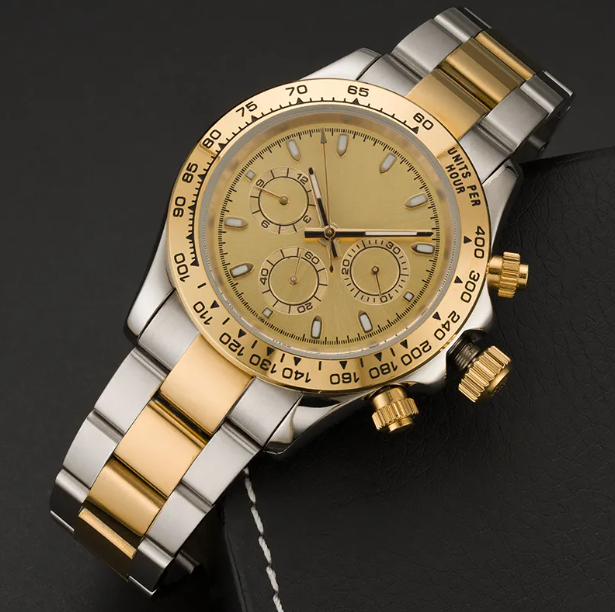 Stainless Steel Chronograph Watch 40mm – Automatic